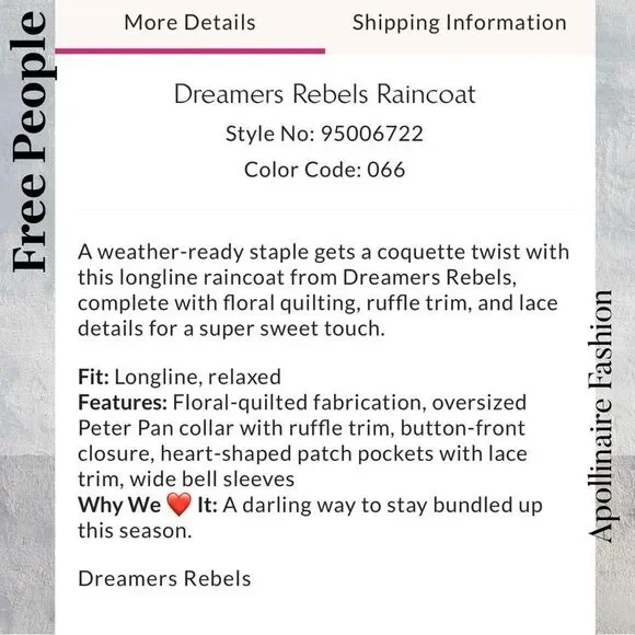 Free People by Dreamers Rebels Heart Puffer Coat in Blush Medium New